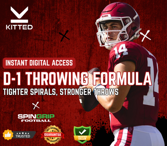 SpinGrip Football's D-1 Throwing Formula ($150 Value, Instant Digital Access)